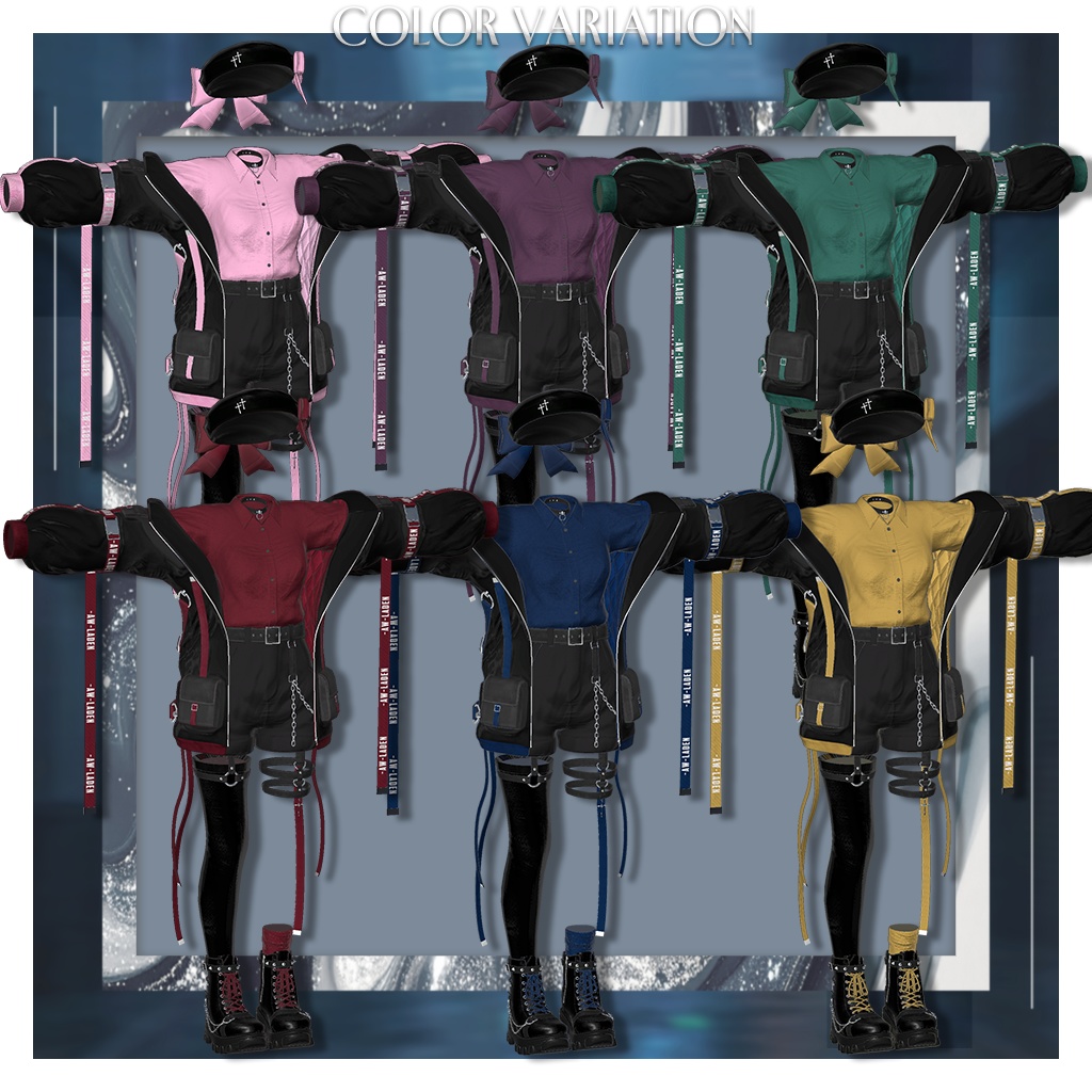 ⟡.·*.発売記念SALE⟡.·*.【21アバター対応】🖤Nocturne Velvet⛓️