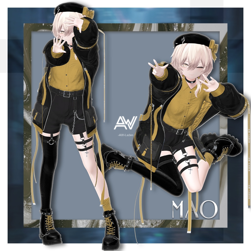 ⟡.·*.発売記念SALE⟡.·*.【21アバター対応】🖤Nocturne Velvet⛓️