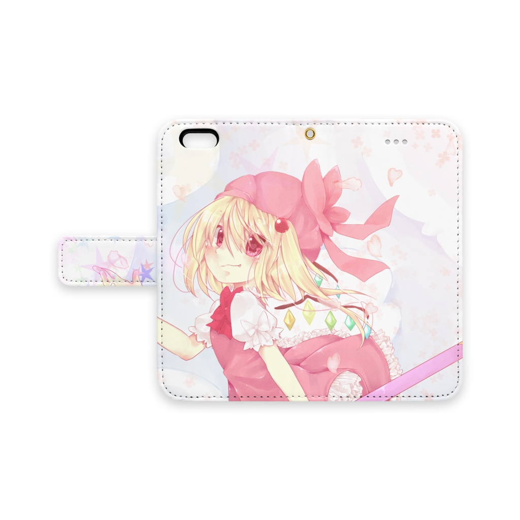 手帳型iPhoneケース - iPhone 6 / 6s - ストラップ穴 あり