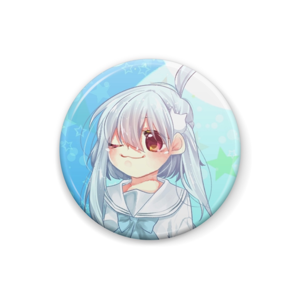 元気売りの夏芽朱夏缶バッジ②