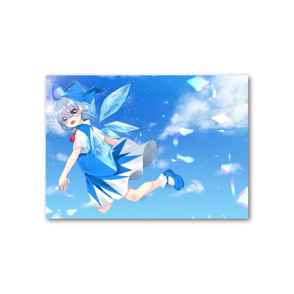 東方project チルノ フォト風カード