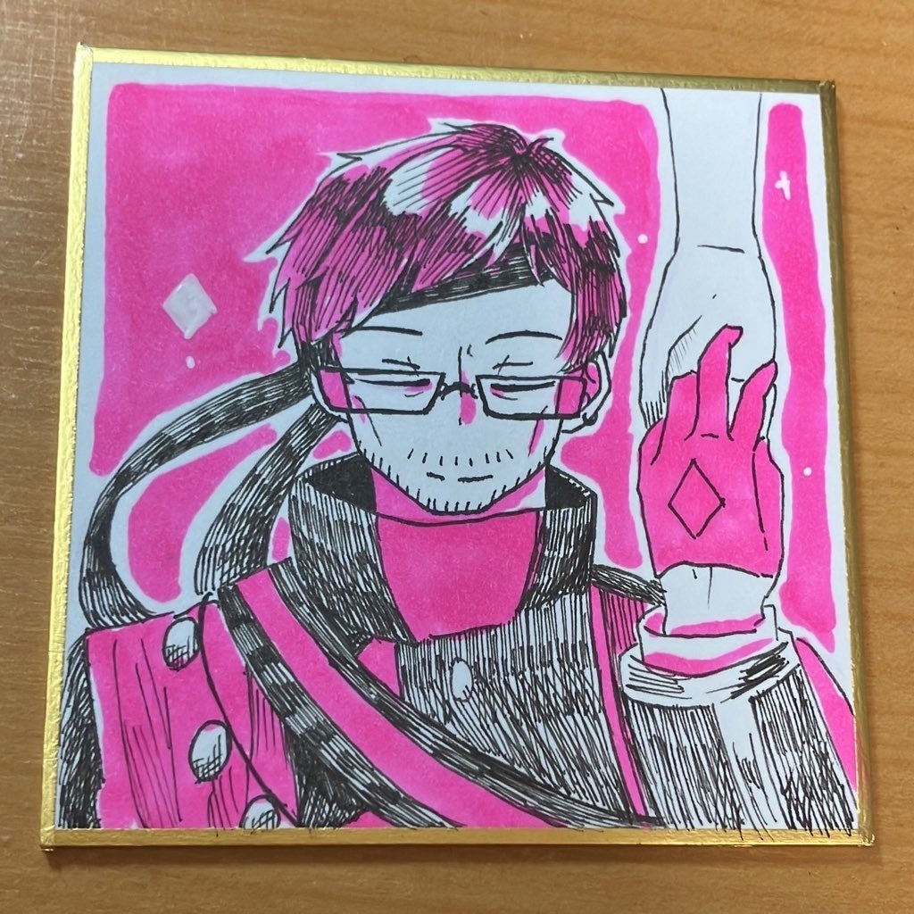 ミニ色紙　ルチアーノ