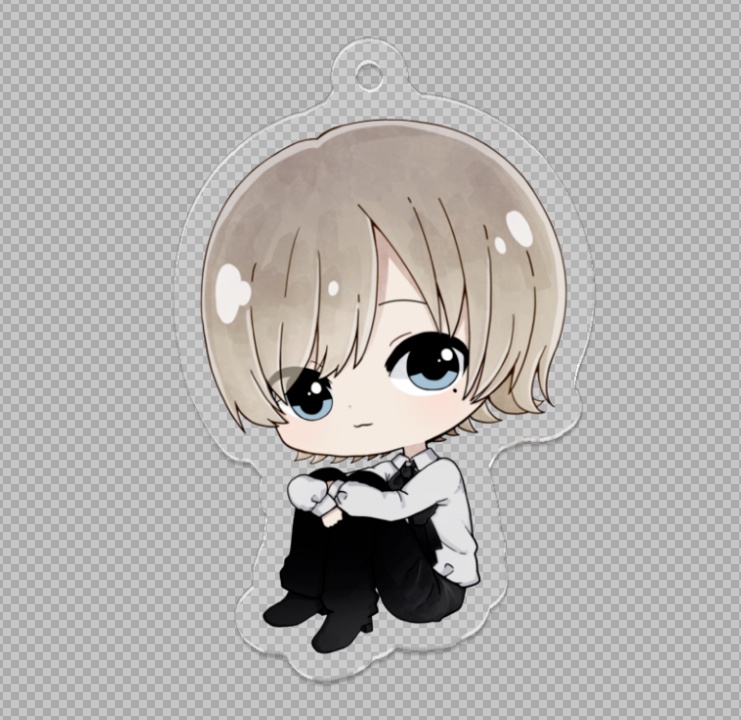 雪乃てんミニキャラ | アクリルキーホルダー