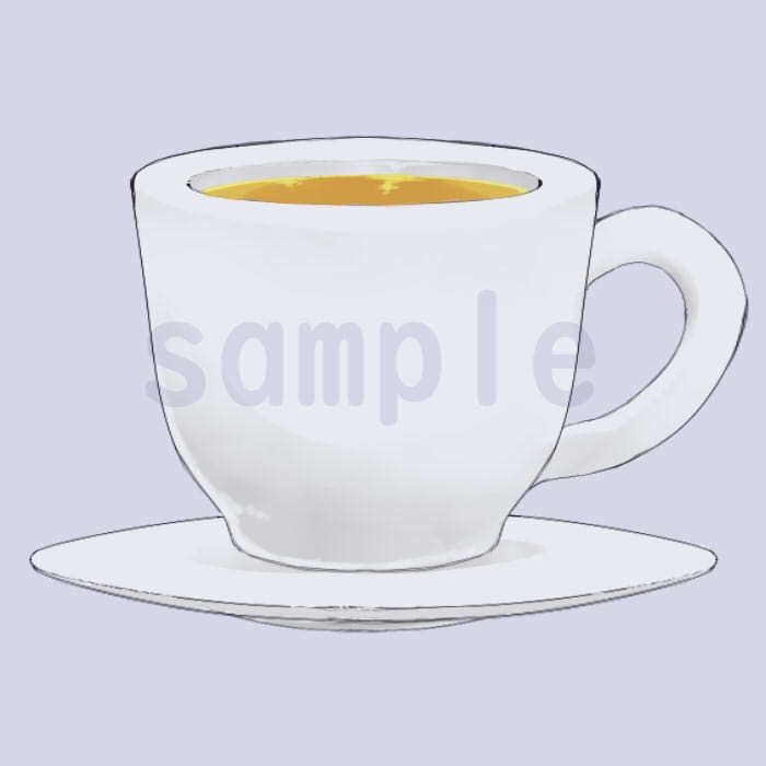 【加工OK】シンプルなコーヒーカップ【素材】