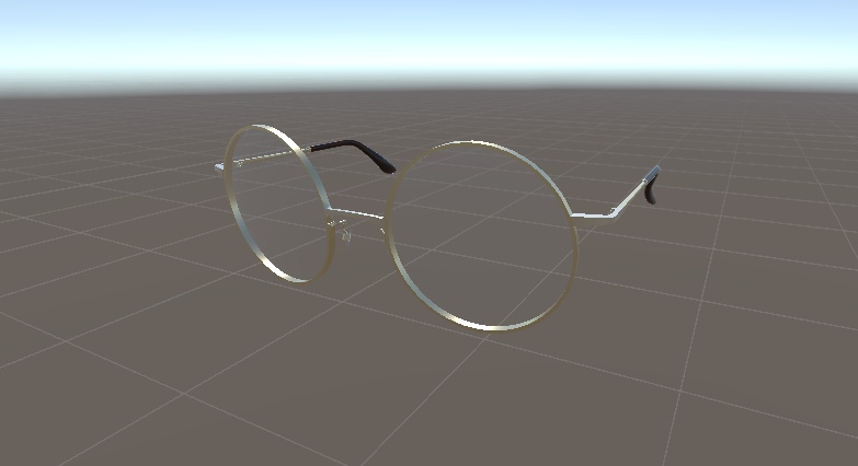 シンプル丸眼鏡