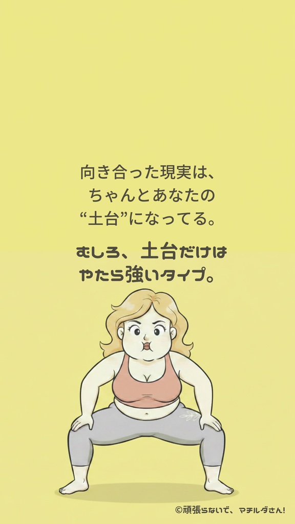 「頑張らないで、マチルダさん！」～むしろ、土台だけは やたら強いタイプ。～