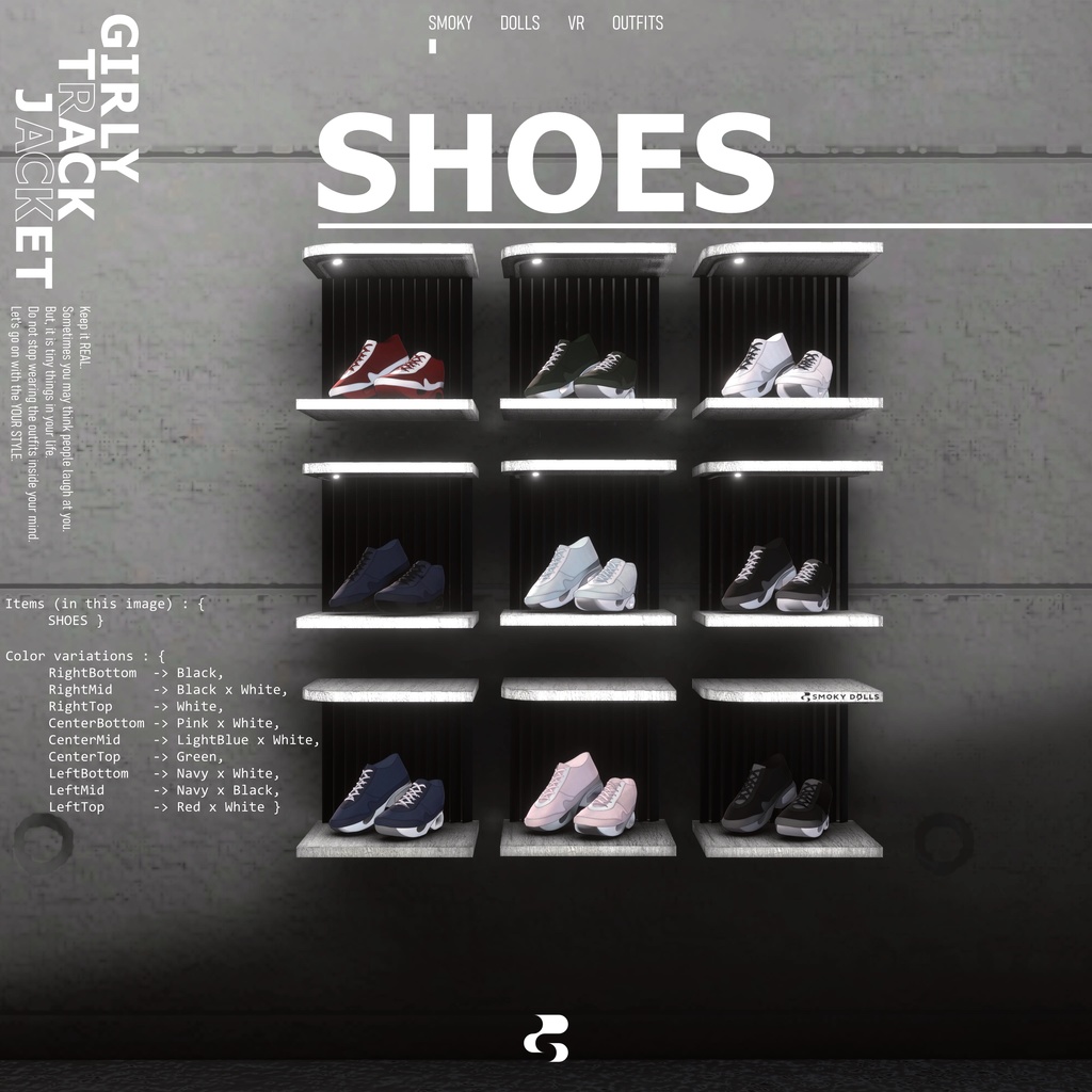 【Girly Track Jacket】萌え袖ライナージャージ