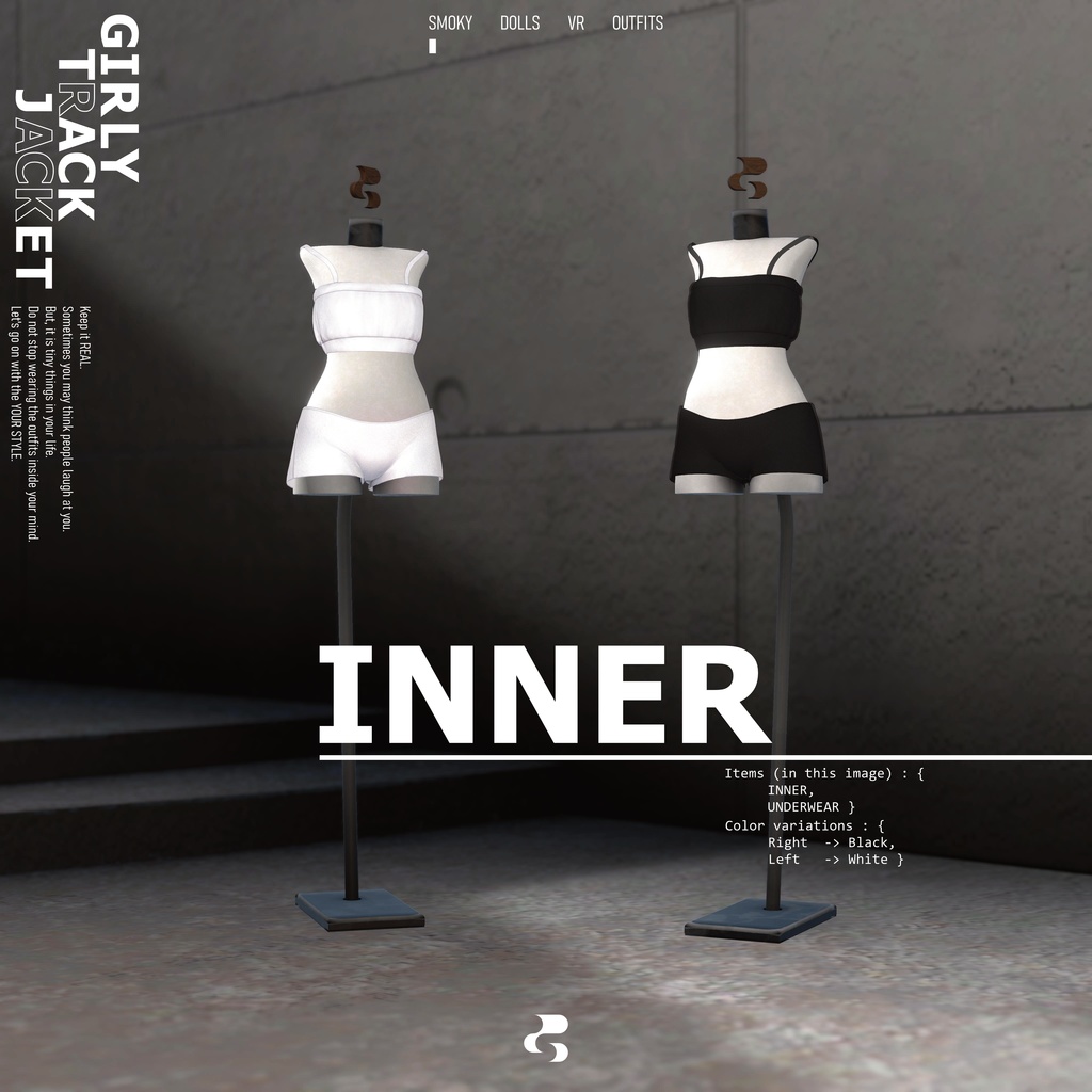 【Girly Track Jacket】萌え袖ライナージャージ