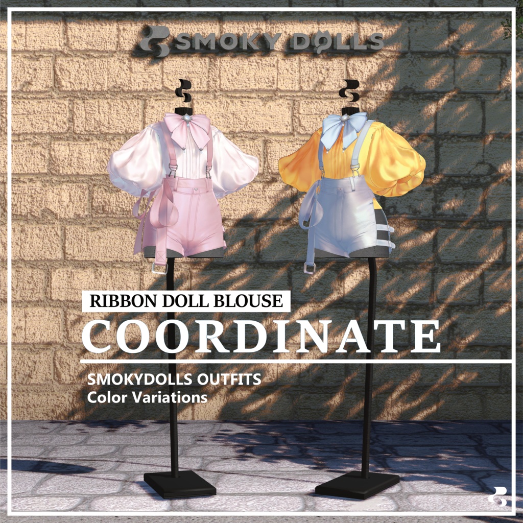 【Ribbon Doll Blouse】ヴィンテージドールコーデ【11アバター対応】