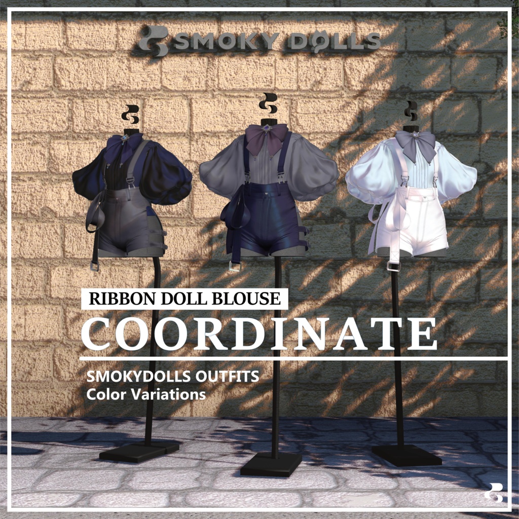 【Ribbon Doll Blouse】ヴィンテージドールコーデ【11アバター対応】