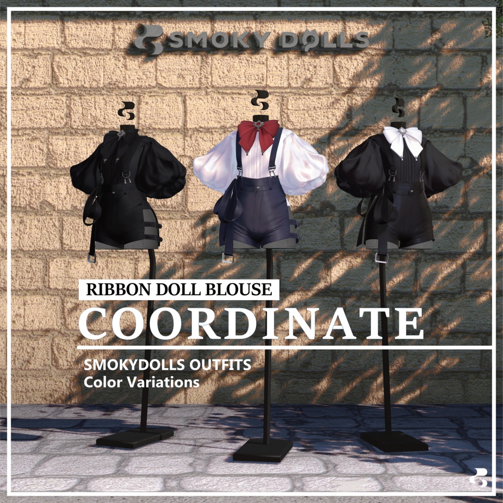 【Ribbon Doll Blouse】ヴィンテージドールコーデ【11アバター対応】