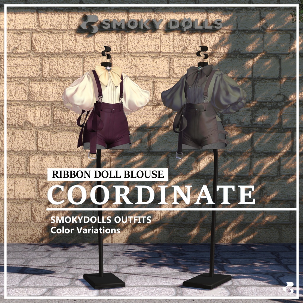 【Ribbon Doll Blouse】ヴィンテージドールコーデ【11アバター対応】