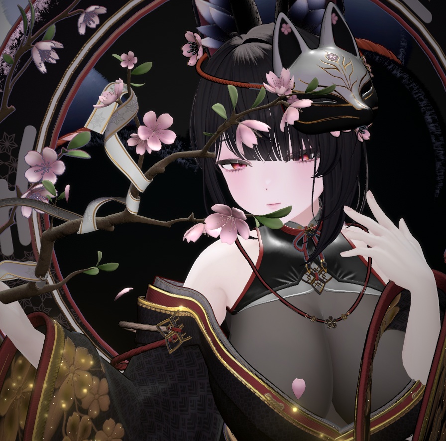 【Milltina用】Blossom Fox Girl FaceBlendShape - (VRC)