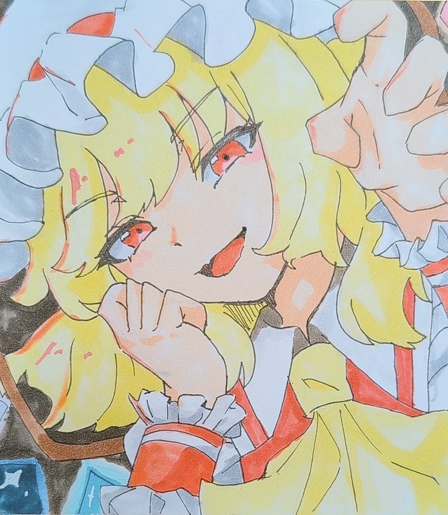 フランドール小色紙(色紙原画)