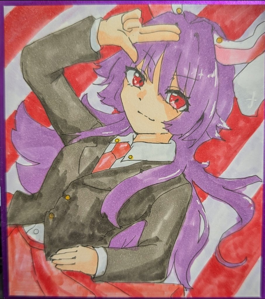 鈴仙・優曇華院・イナバ【小色紙原画】
