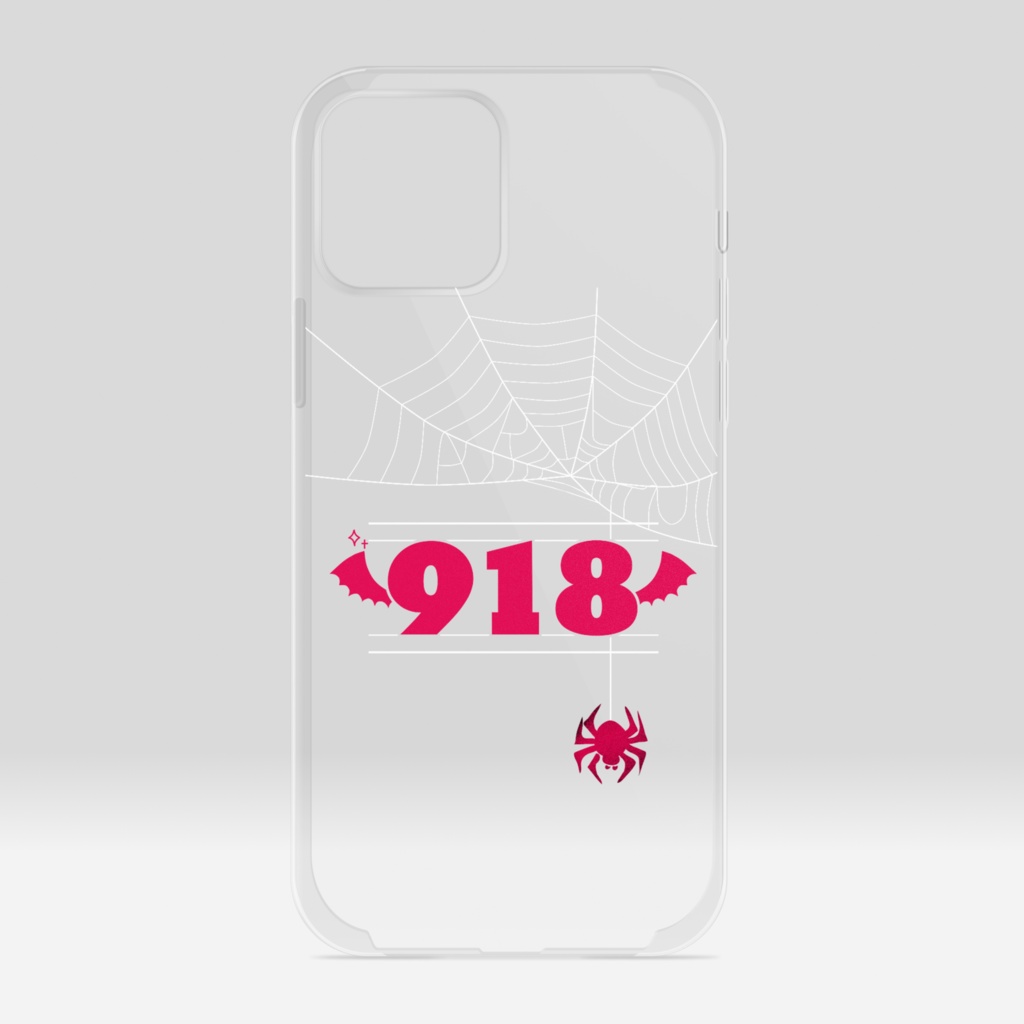 クリアiPhoneケース -ホワイト-