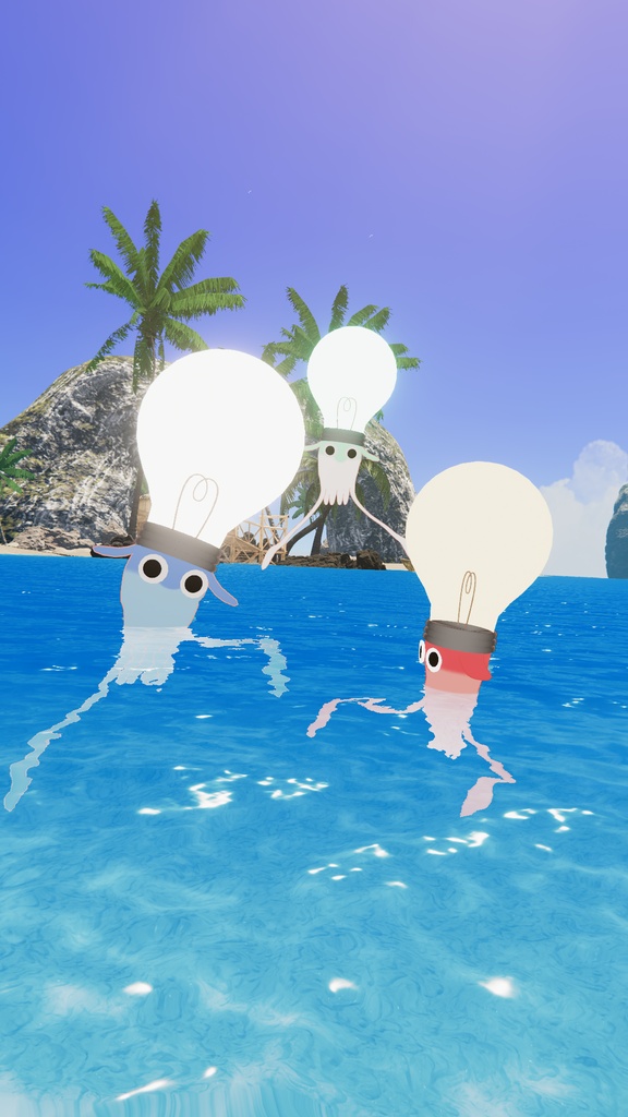 【無料アバター】いか【オリジナル3Dモデル】
