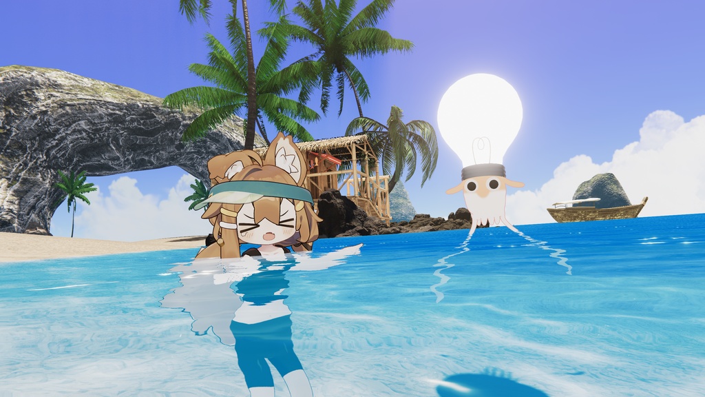 【無料アバター】いか【オリジナル3Dモデル】