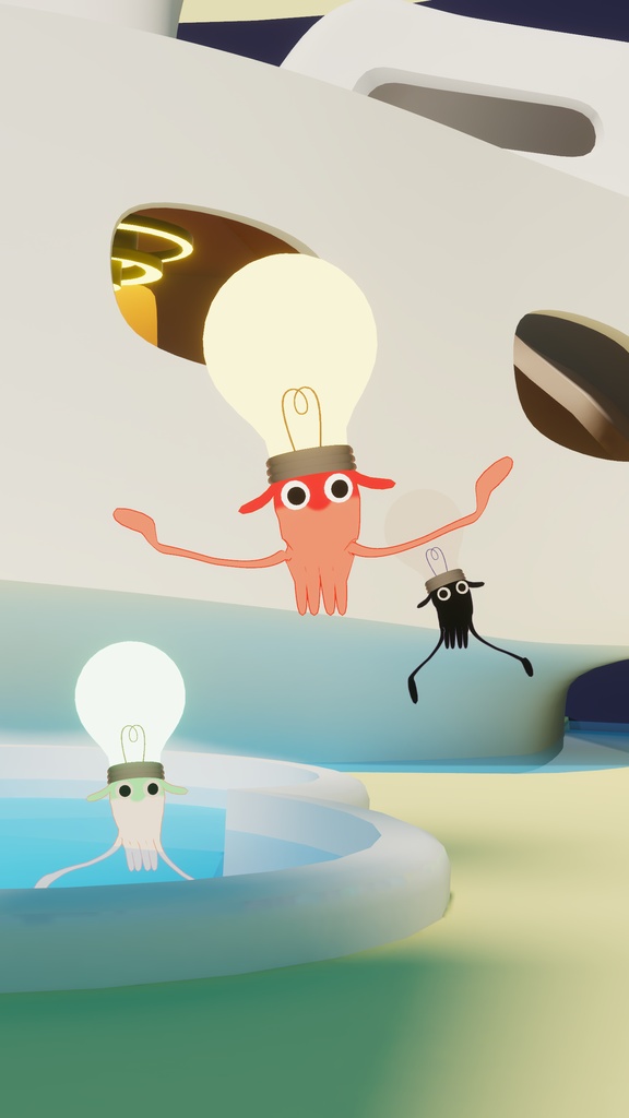 【無料アバター】いか【オリジナル3Dモデル】