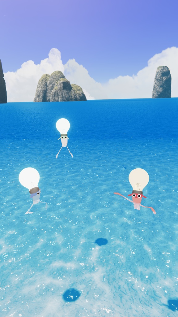 【無料アバター】いか【オリジナル3Dモデル】