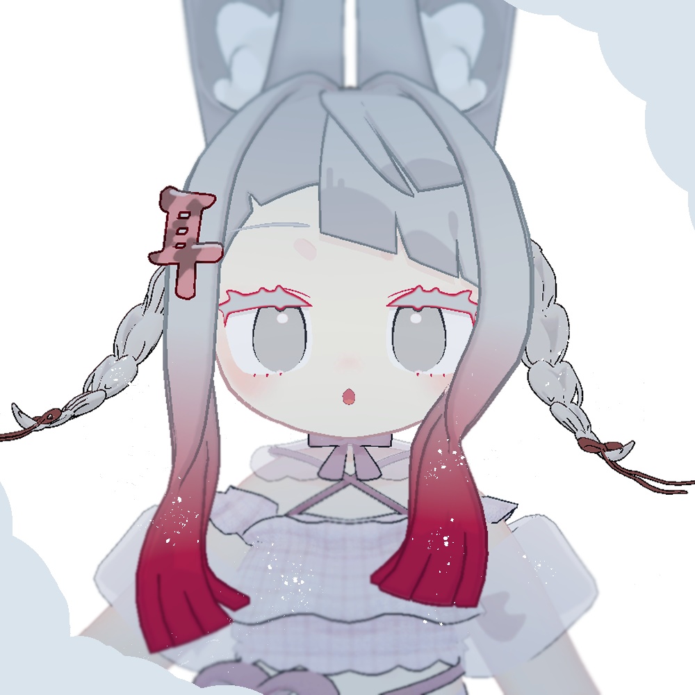 みつあみツーテール ꒰ キプフェル・みみのこ対応 ꒱