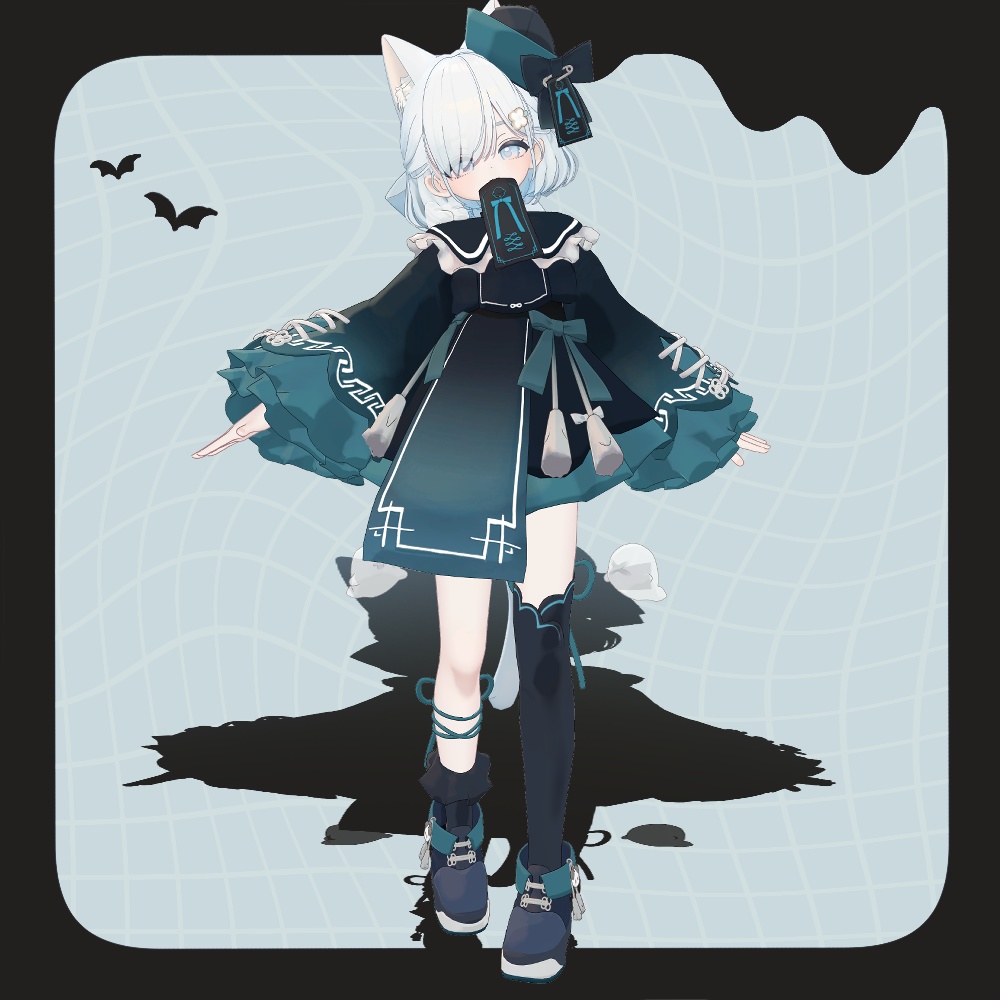 おばけきょんしー ꒰ まめふれんず・計7アバター対応 ꒱