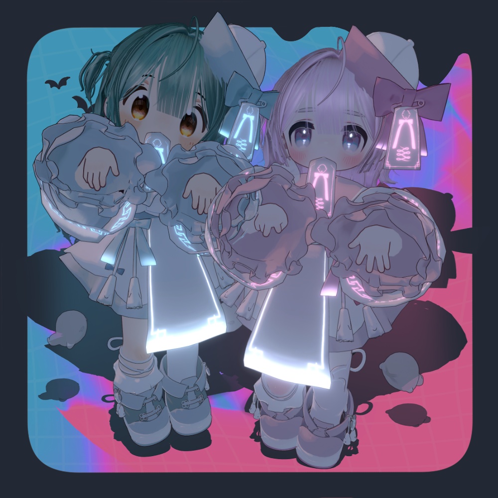 おばけきょんしー ꒰ まめふれんず・計7アバター対応 ꒱