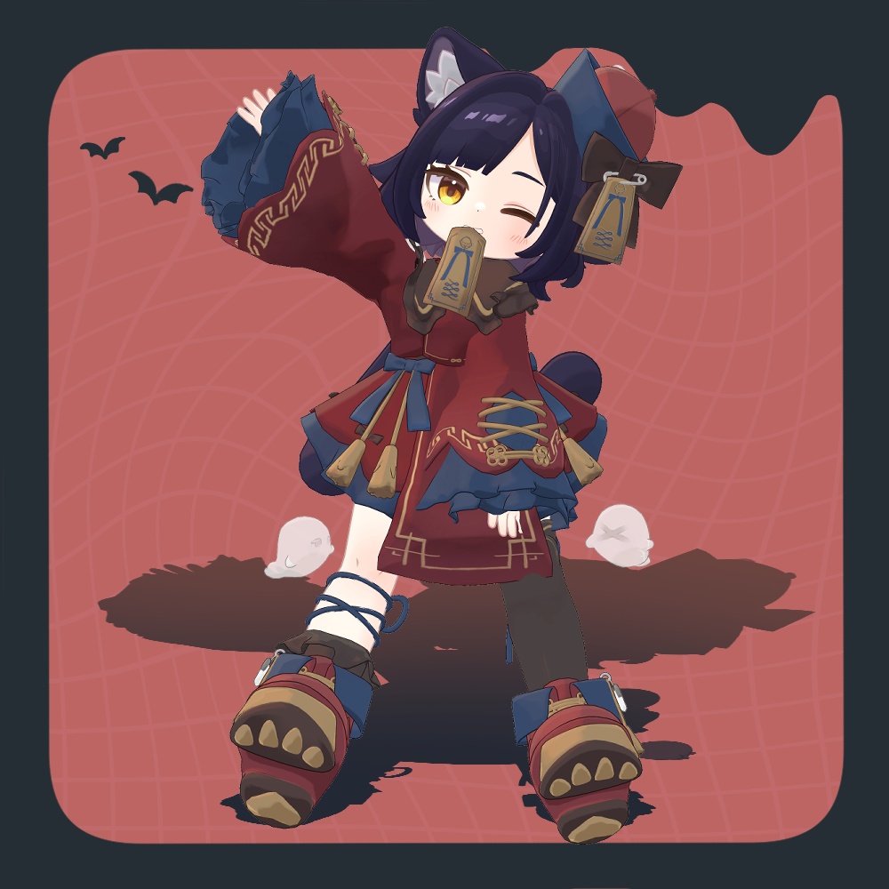 おばけきょんしー ꒰ まめふれんず・計7アバター対応 ꒱