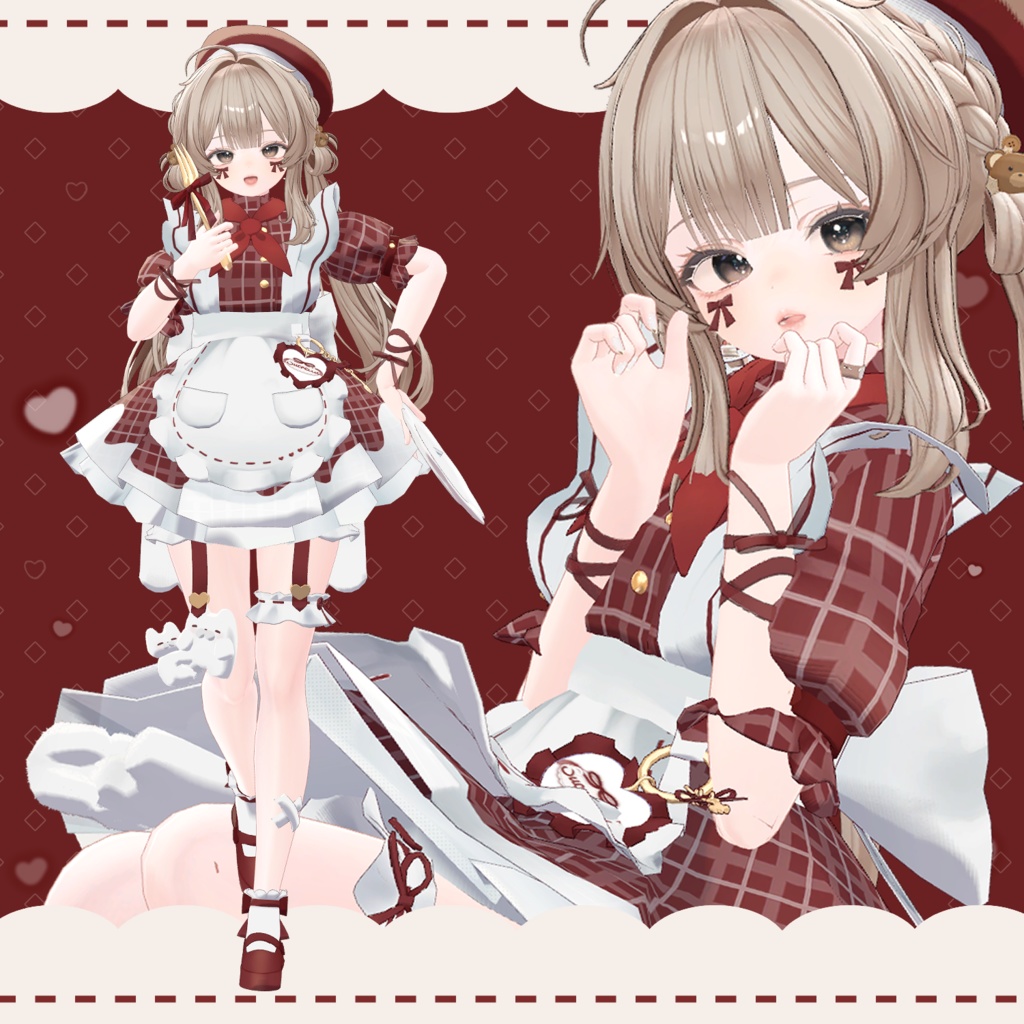 しゅくれった ♡ Sucretta ꒰ まめふれんず・計8アバター対応 ꒱