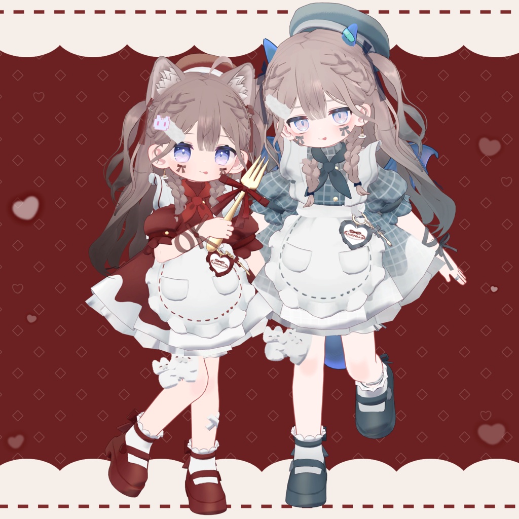 しゅくれった ♡ Sucretta ꒰ まめふれんず・計8アバター対応 ꒱
