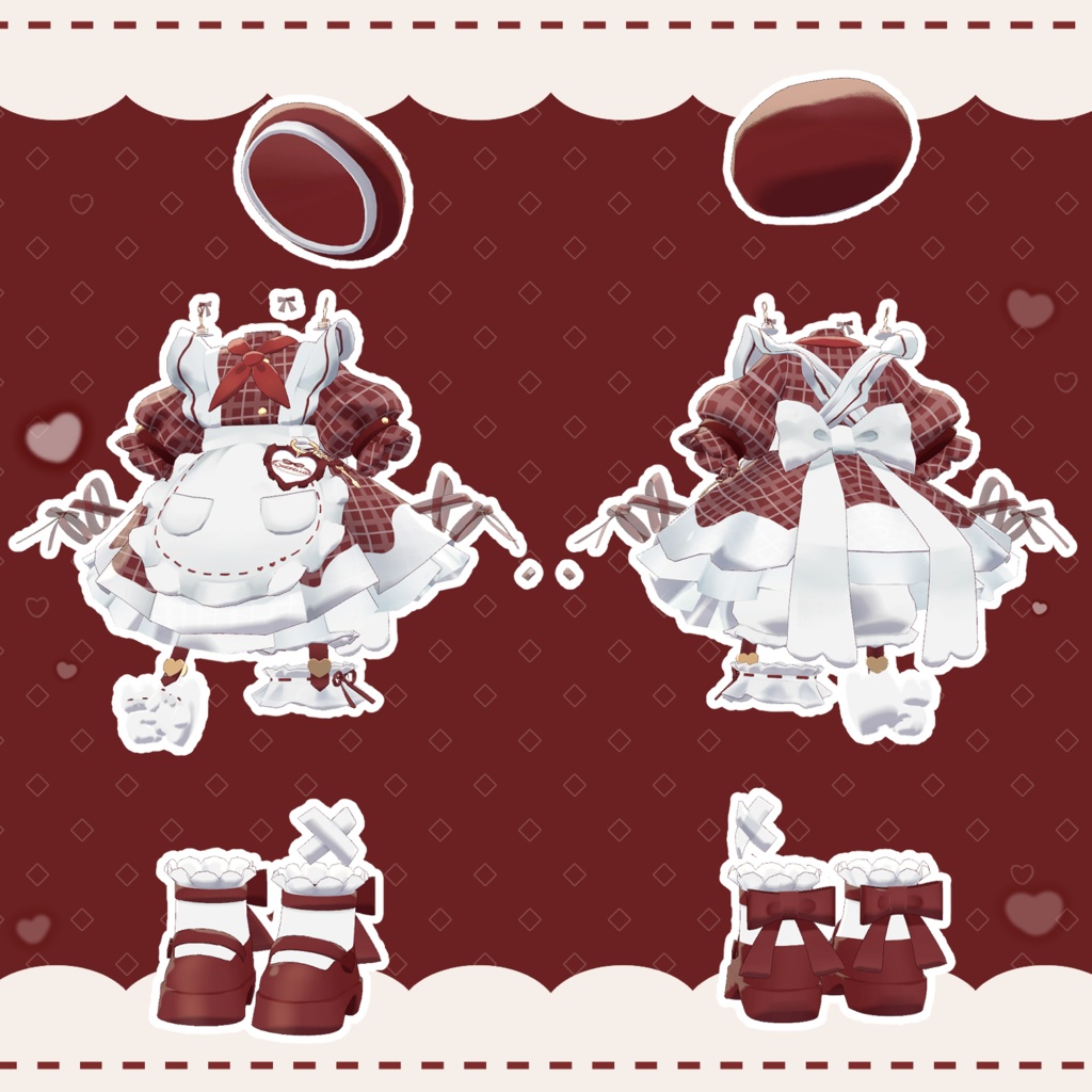 しゅくれった ♡ Sucretta ꒰ まめふれんず・計8アバター対応 ꒱