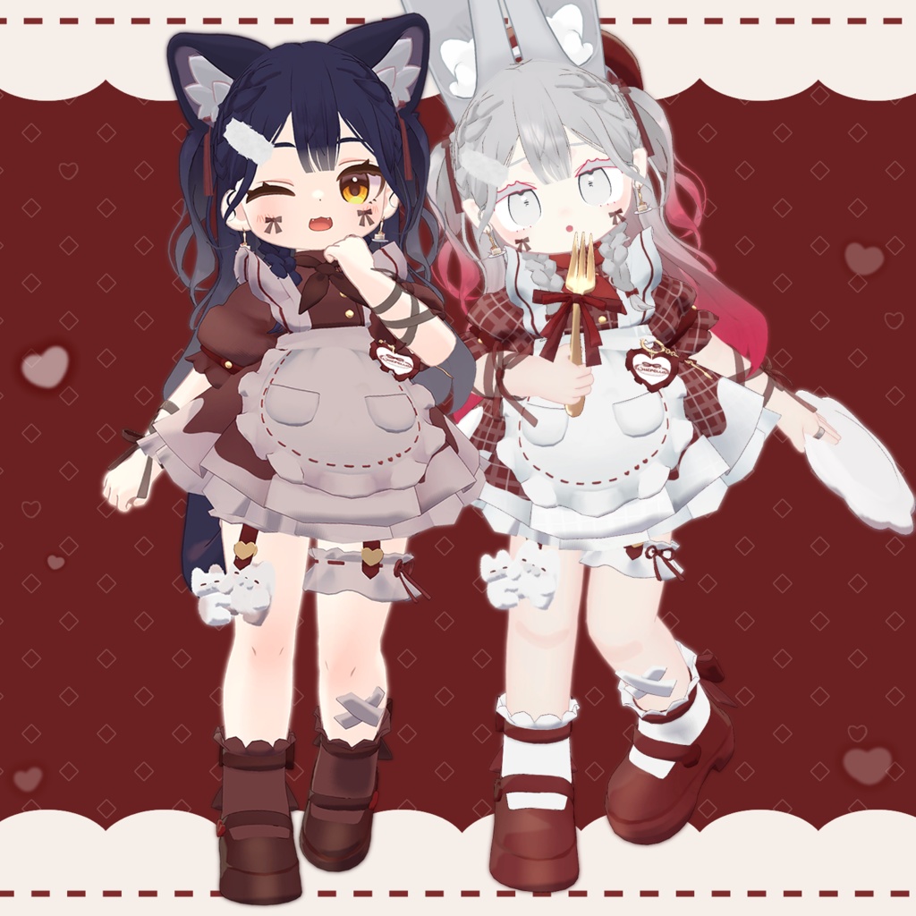 しゅくれった ♡ Sucretta ꒰ まめふれんず・計8アバター対応 ꒱