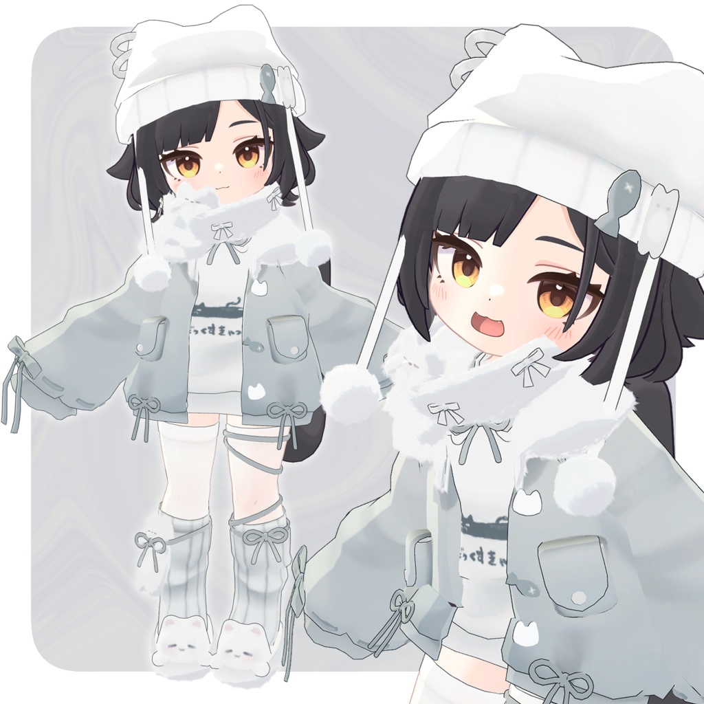 だっくすきゃっと꒰ まめふれんず・計5アバター対応 ꒱