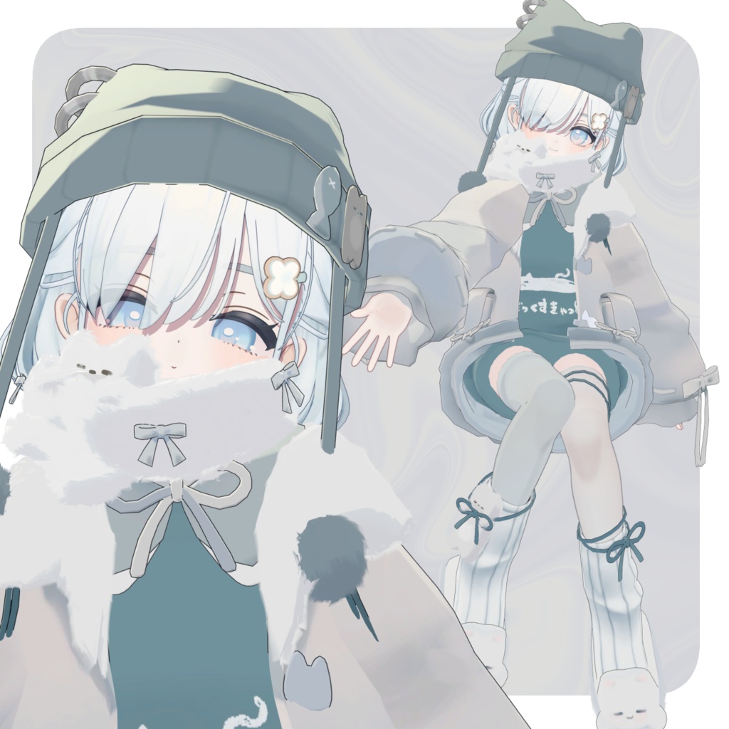 だっくすきゃっと꒰ まめふれんず・計5アバター対応 ꒱