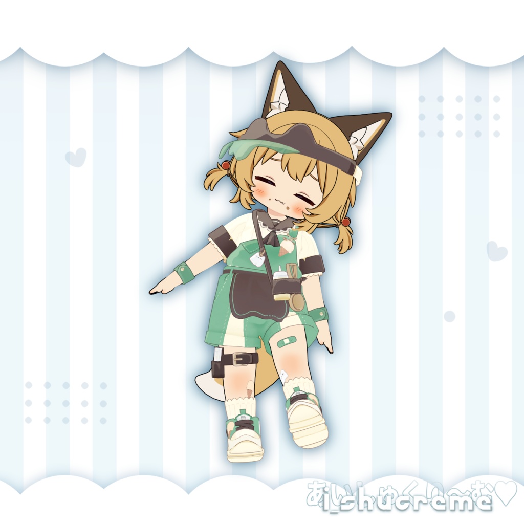 あいしゅくり~む ! i_shucreme ꒰ まめふれんず・計6アバター対応 ꒱