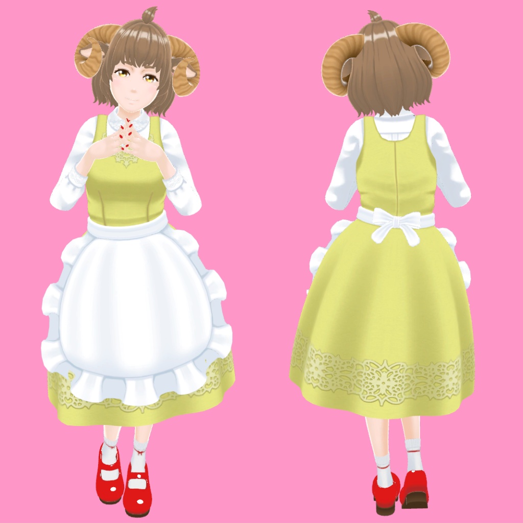 【オリジナル3Dモデル】メアリー・フェルト