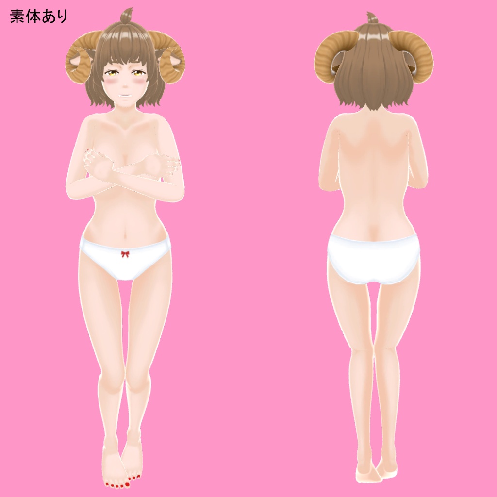 【オリジナル3Dモデル】メアリー・フェルト