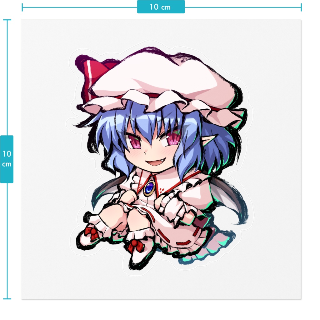 ステッカー レミリア・スカーレット ちび