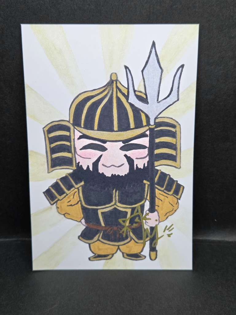 《100枚限定》直筆ポストカード 毘沙門天様