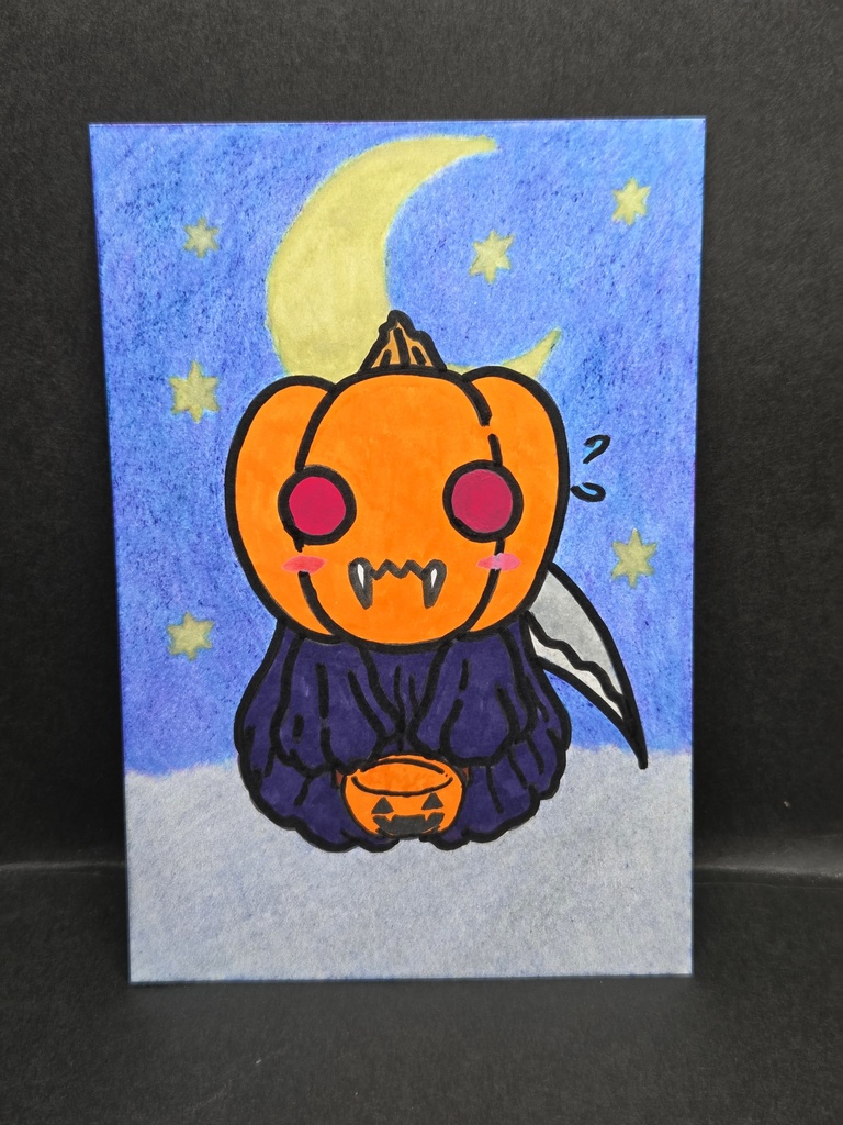 《100枚限定》直筆ポストカード シャイ神ちゃん　星空仮装