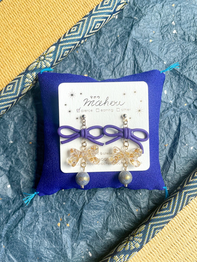【忍たま五年生】ピアス（イヤリングに変更可）【イメージアクセ】