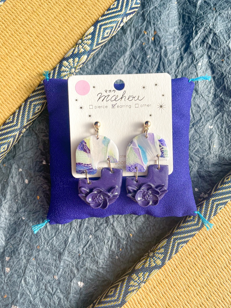 【忍たま五年生】イヤリング（ピアスに変更可）【イメージアクセ】