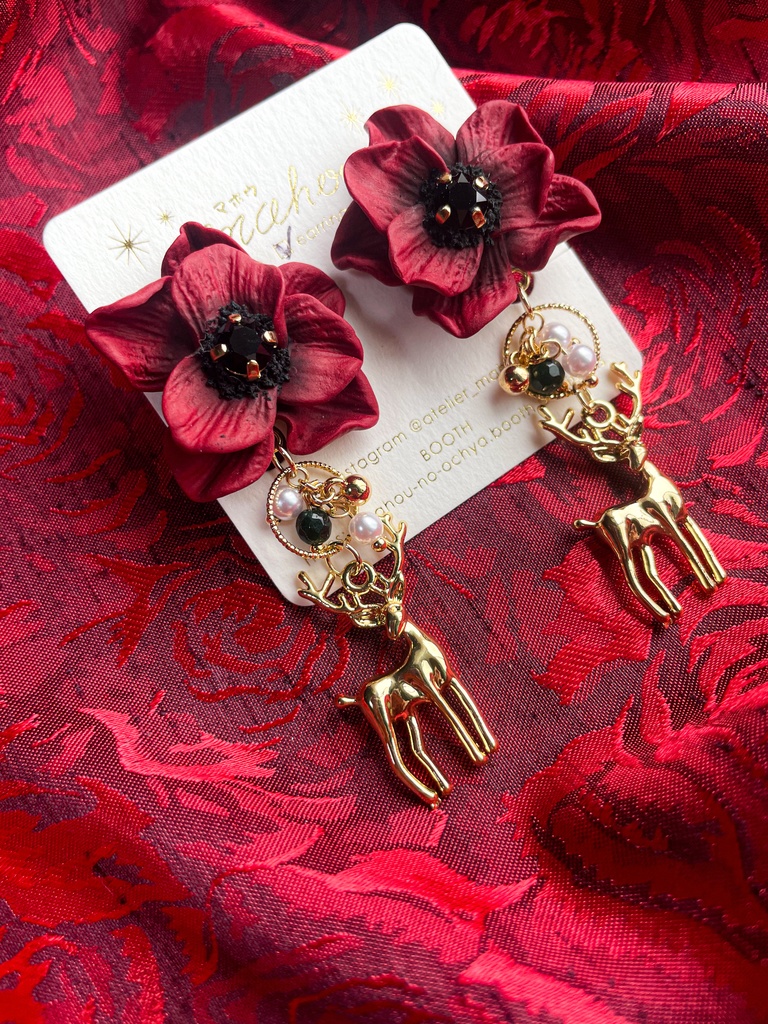 【HZBN/Alastor】ハズビンホテル アラスター・イヤリング【イメージアクセ】