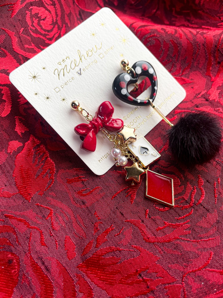 【HZBN/Husk】ハズビンホテル ハスク・イヤリング(ピアス変更可)【イメージアクセ】