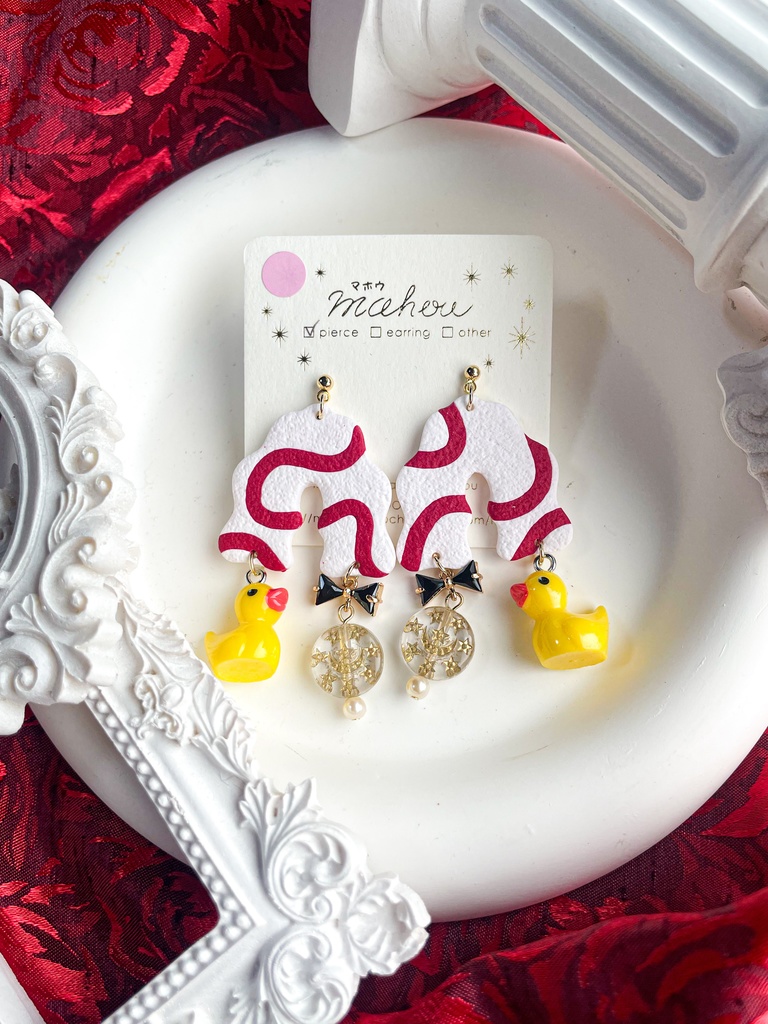 【HZBN/Lucifer】ハズビンホテル ルシファー・ピアス（イヤリング変更可）【イメージアクセ】