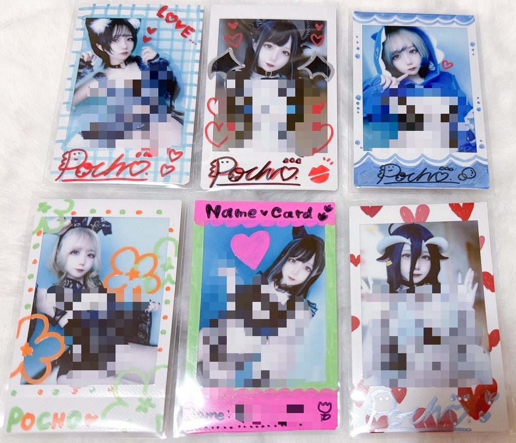 新作チェキコンプリートセット❣️(全5種+おまけ1枚)