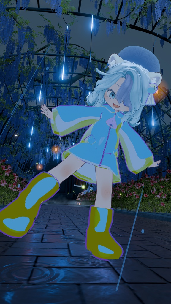 ビビットレインコート(シピルカ まめフレンズ対応)