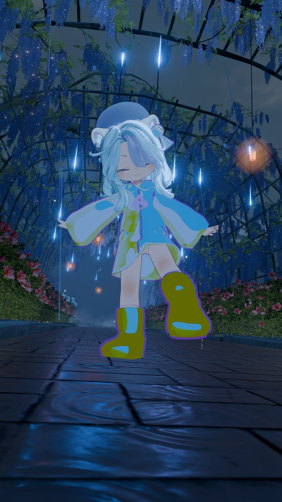 ビビットレインコート(シピルカ まめフレンズ対応)