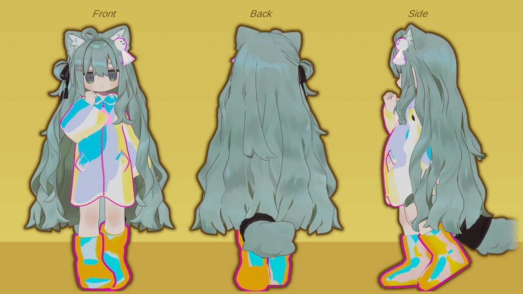 ビビットレインコート(シピルカ まめフレンズ対応)