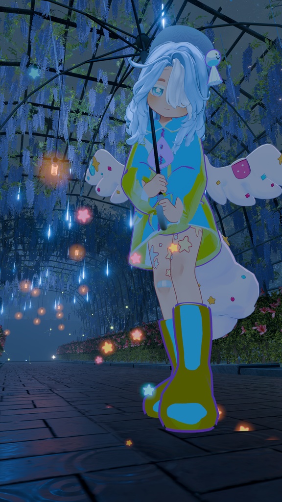 ビビットレインコート(シピルカ まめフレンズ対応)